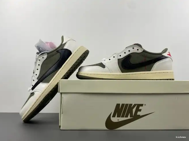 Cheap OG TRAVIS JORDAN X OLIVE AIR DM7866-200 MEDIUM LOW SCOTT 1 0328